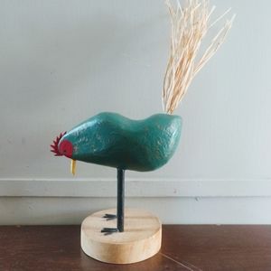 Native American Edith John Wood Navajo Folk Art Ch